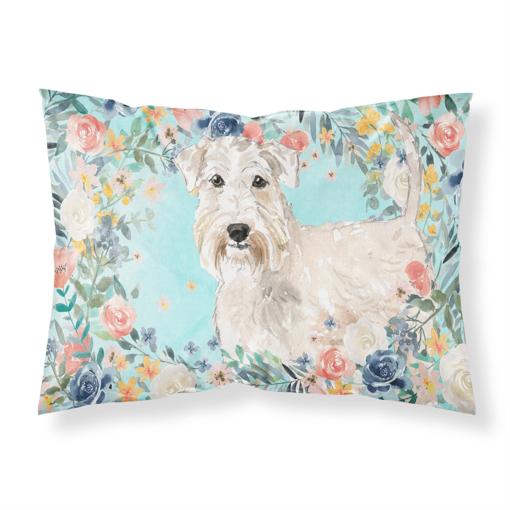 Carolines Treasures Wheaten Terrier Fabric Standard pillowcases, Multicolor
