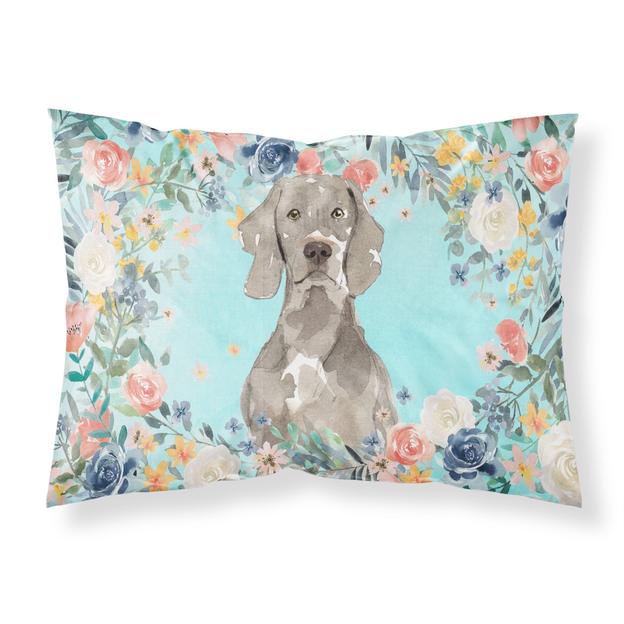 Carolines Treasures Weimaraner Fabric Standard pillowcases, Multicolor