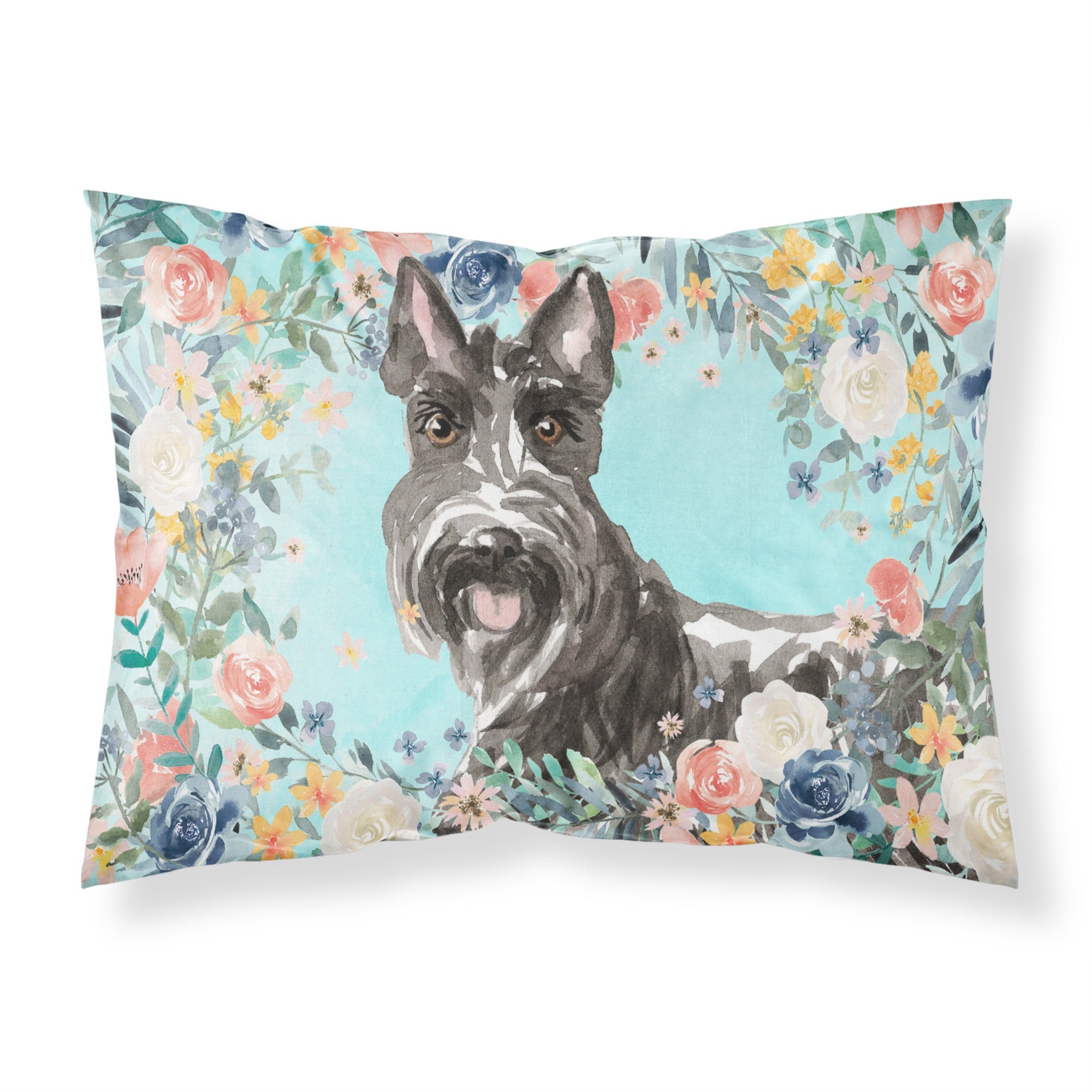 Carolines Treasures Scottish Terrier Fabric Standard pillowcases, Multicolor