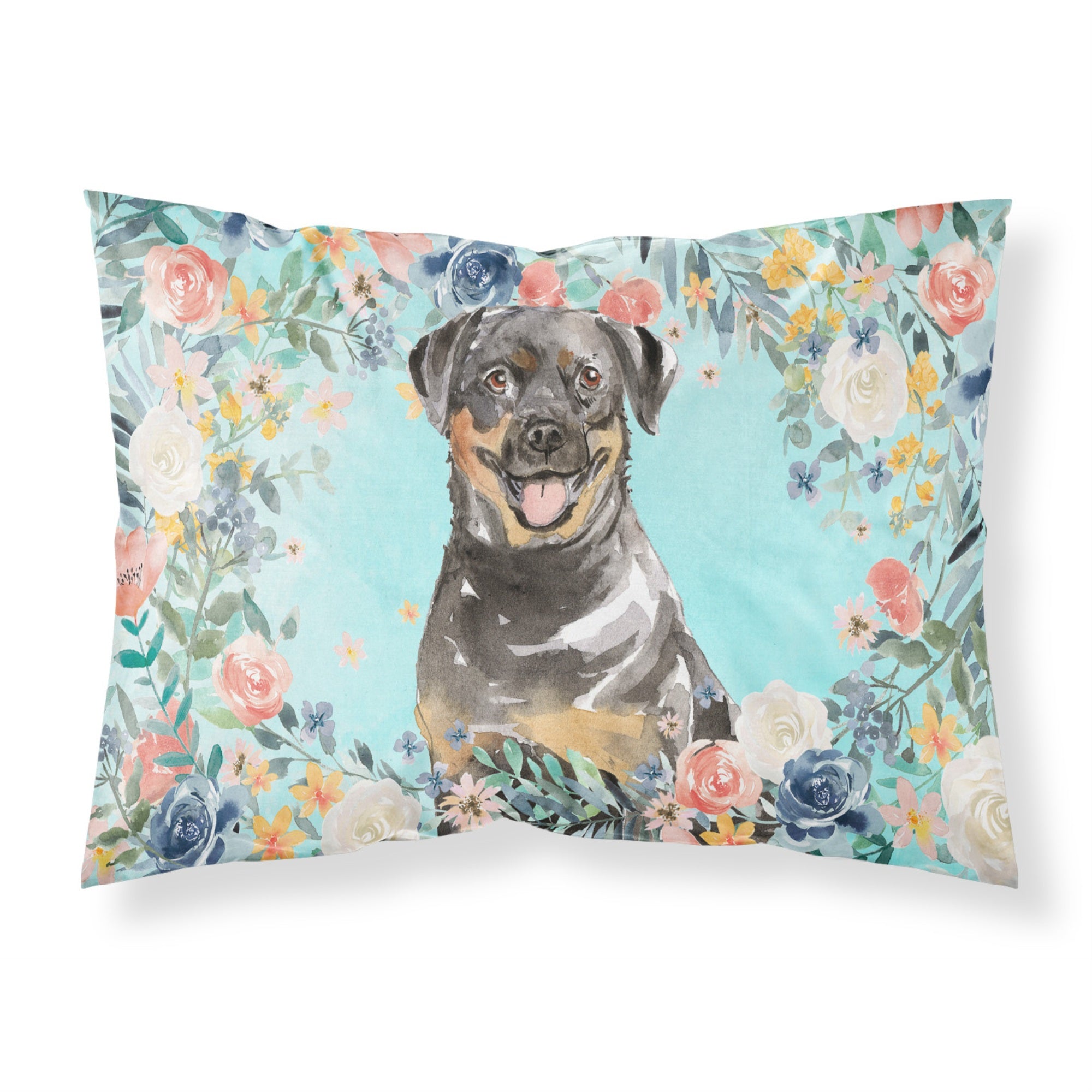 Carolines Treasures Rottweiler Fabric Standard pillowcases, Multicolor