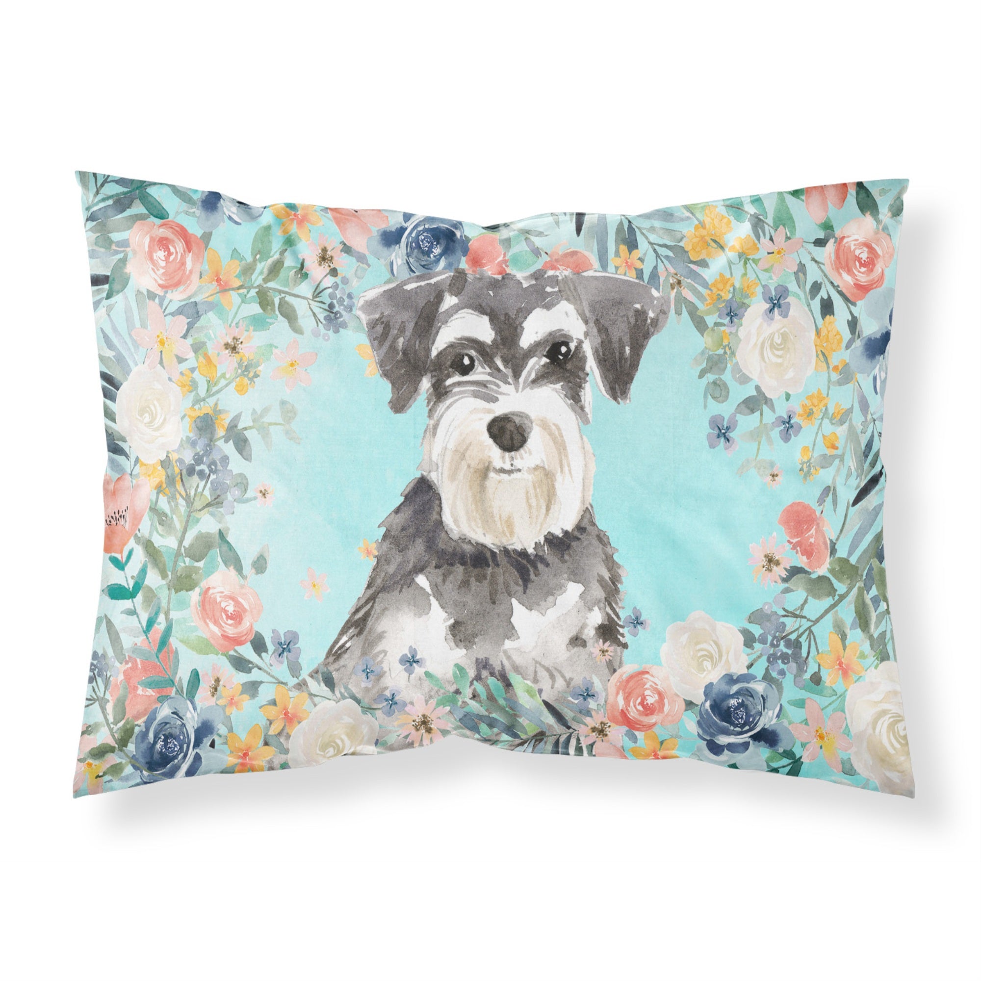 Carolines Treasures Schnauzer #2 Fabric Standard pillowcases, Multicolor