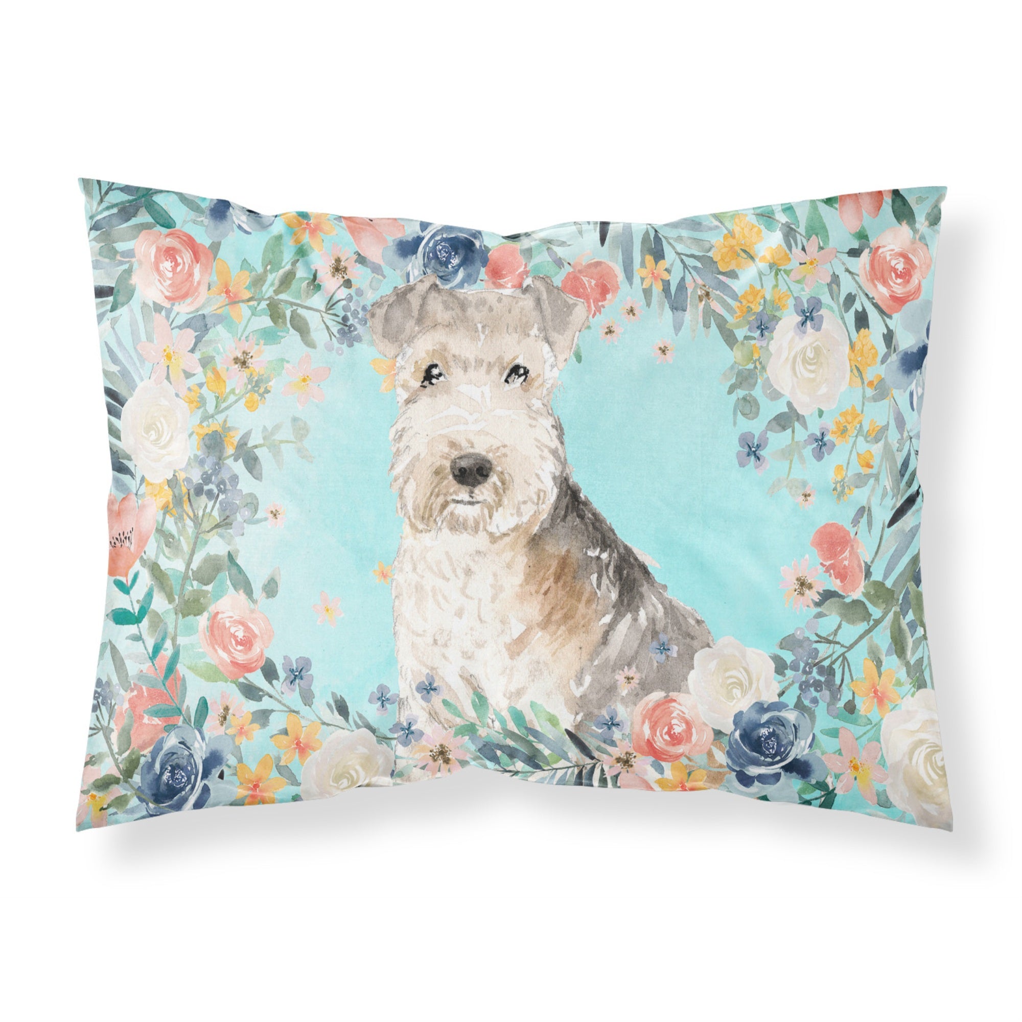 Carolines Treasures Lakeland Terrier Fabric Standard pillowcases, Multicolor