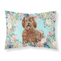 Carolines Treasures Labradoodle Fabric Standard pillowcases, Multicolor