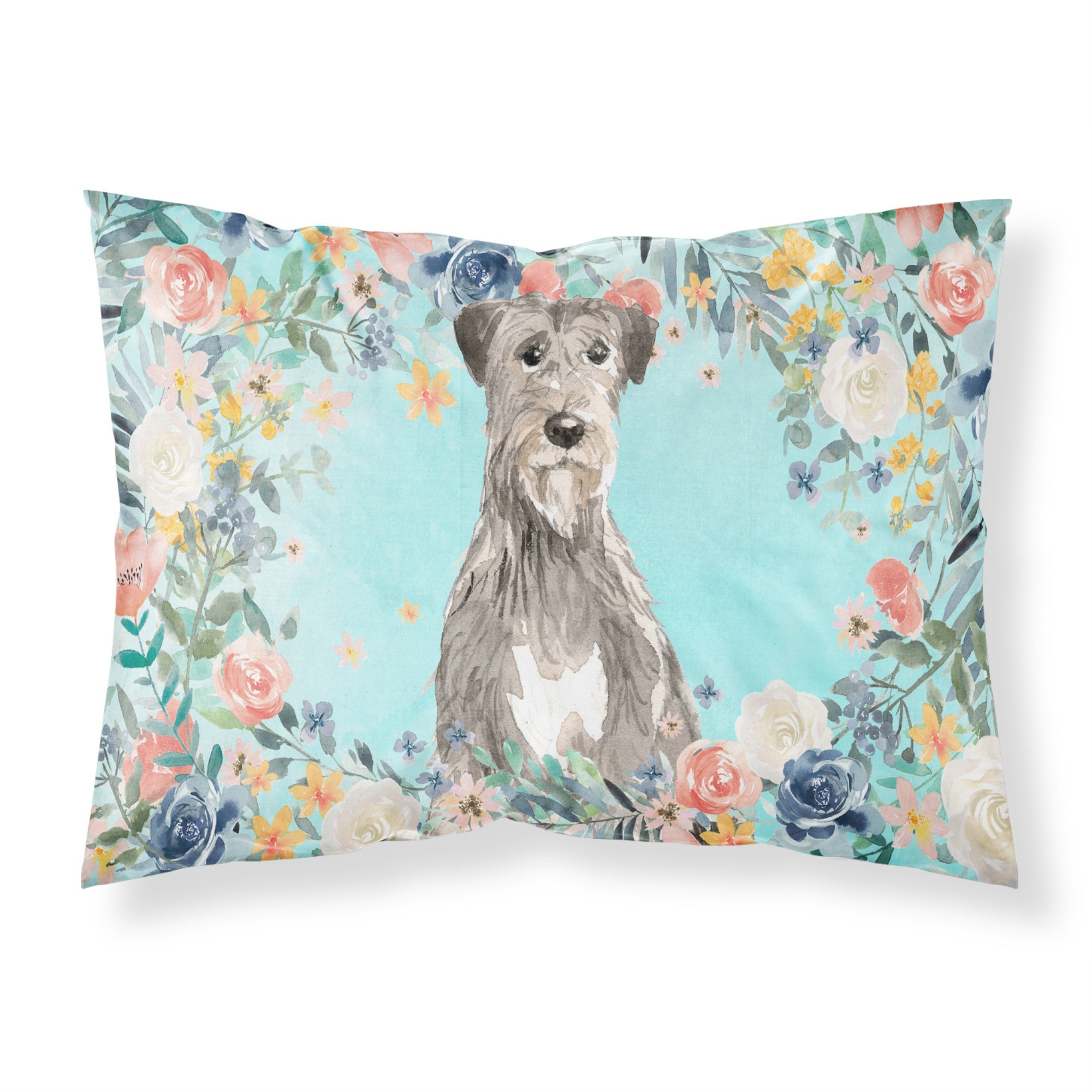 Carolines Treasures Irish Wolfhound Fabric Standard pillowcases, Multicolor