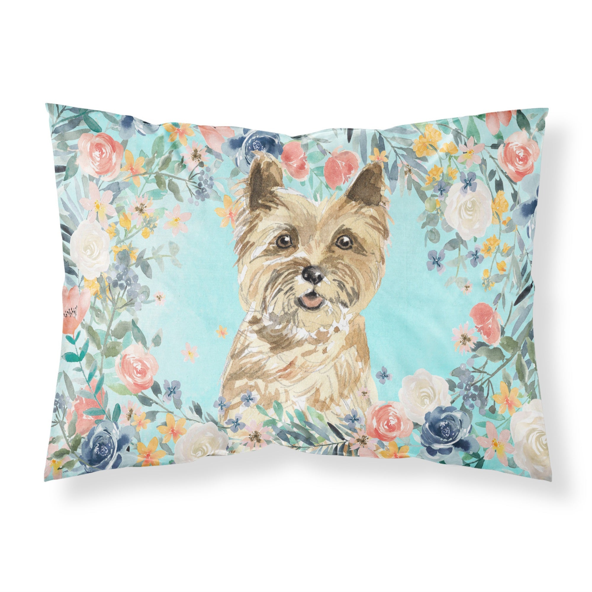 Carolines Treasures Cairn Terrier Fabric Standard pillowcases, Multicolor