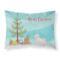 Carolines Treasures Cyprus Poodle Christmas Tree Fabric Standard pillowcases, Multicolor
