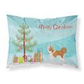 Carolines Treasures Nordic Spitz Christmas Tree Fabric Standard pillowcases, Multicolor