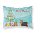 Carolines Treasures Yorkshire Terrier Christmas Tree Fabric Standard pillowcases, Multicolor