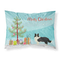 Carolines Treasures Border Collie Christmas Tree Fabric Standard pillowcases, Multicolor