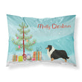 Carolines Treasures Collie Christmas Tree Fabric Standard pillowcases, Multicolor
