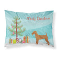 Carolines Treasures Irish Terrier Christmas Tree Fabric Standard pillowcases, Multicolor