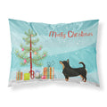Carolines Treasures Lancashire Terrier Christmas Tree Fabric Standard pillowcases, Multicolor