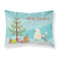 Carolines Treasures Poodle Christmas Tree Fabric Standard pillowcases, Multicolor