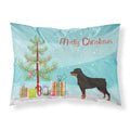 Carolines Treasures Rottweiler Christmas Tree Fabric Standard pillowcases, Multicolor