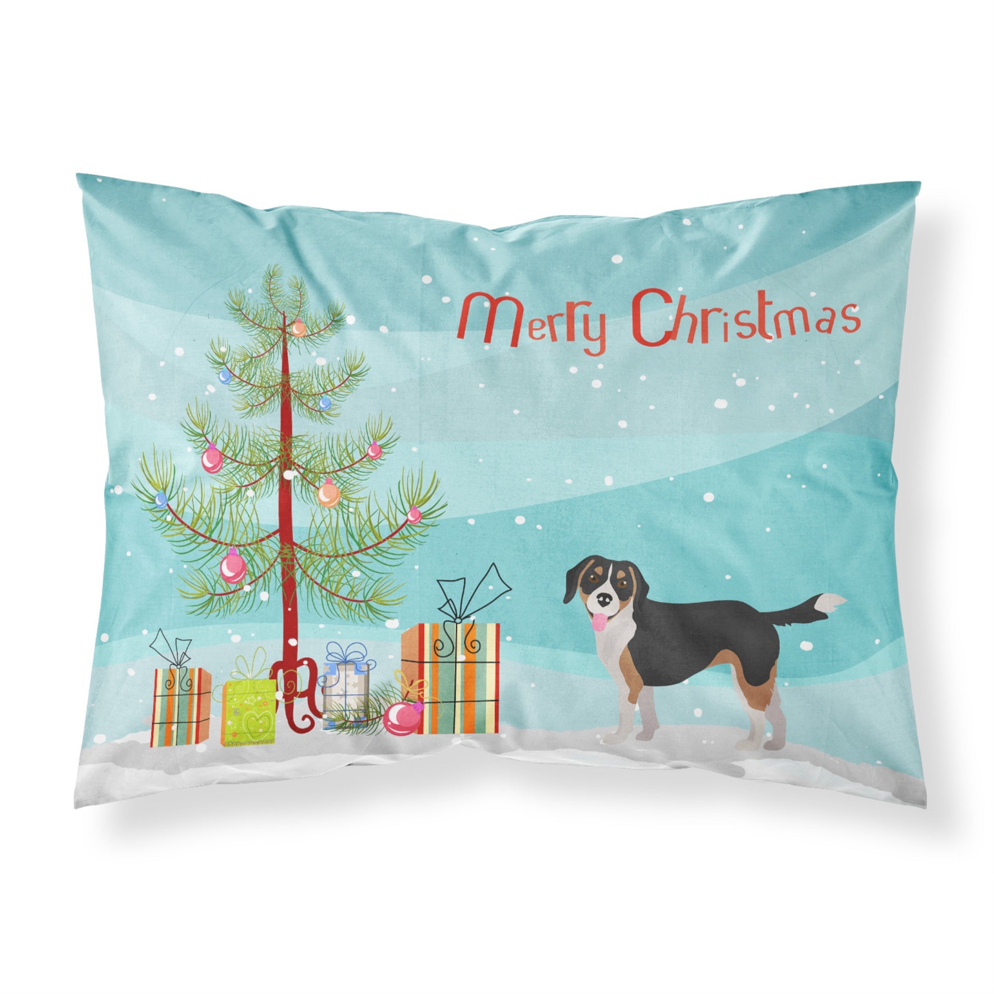Carolines Treasures Beaglier #2 Christmas Tree Fabric Standard pillowcases, Multicolor