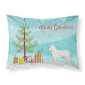 Carolines Treasures White Bullboxer Christmas Tree Fabric Standard pillowcases, Multicolor