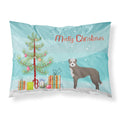 Carolines Treasures Lurcher #1 Christmas Tree Fabric Standard pillowcases, Multicolor