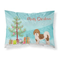 Carolines Treasures Mal-Shi Christmas Tree Fabric Standard pillowcases, Multicolor