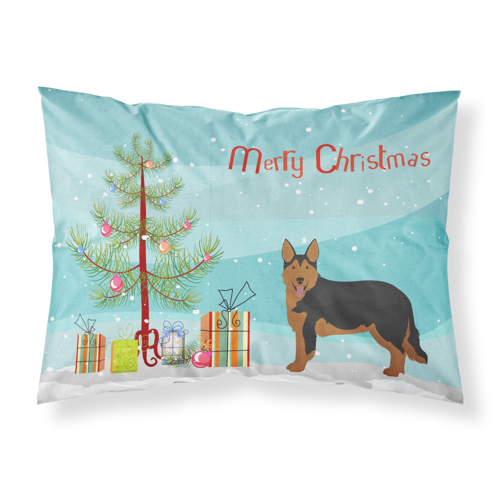 Carolines Treasures Shollie #2 Christmas Tree Fabric Standard pillowcases, Multicolor