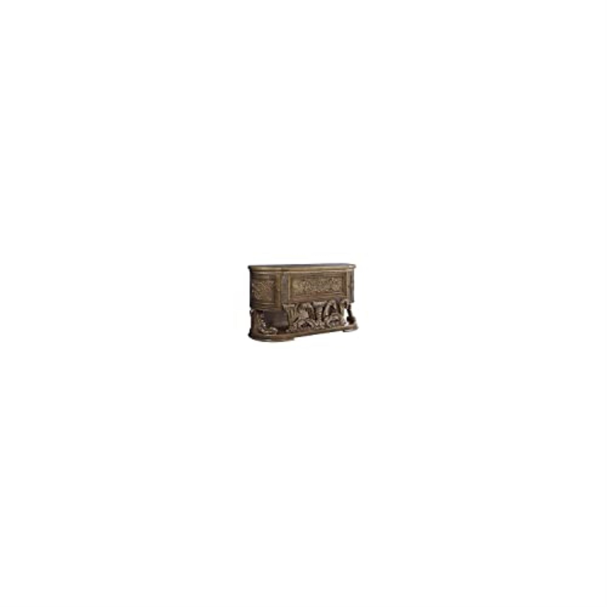 DN00474 - Server, Brown & Gold Finish - Constantine