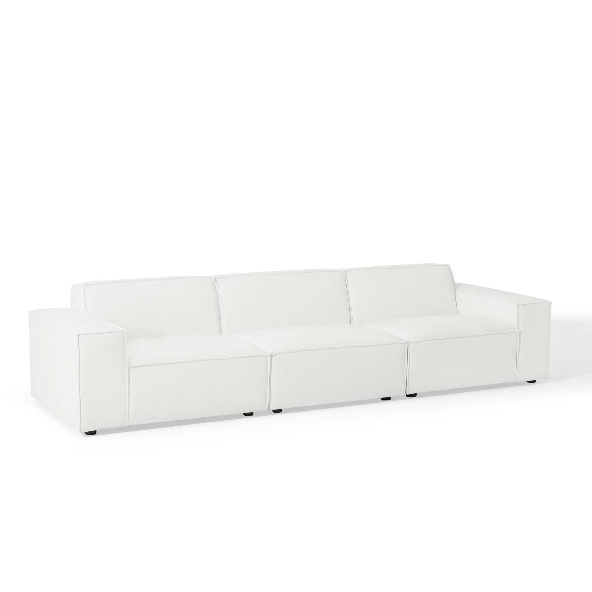 Restore 3-Piece Sectional Sofa White