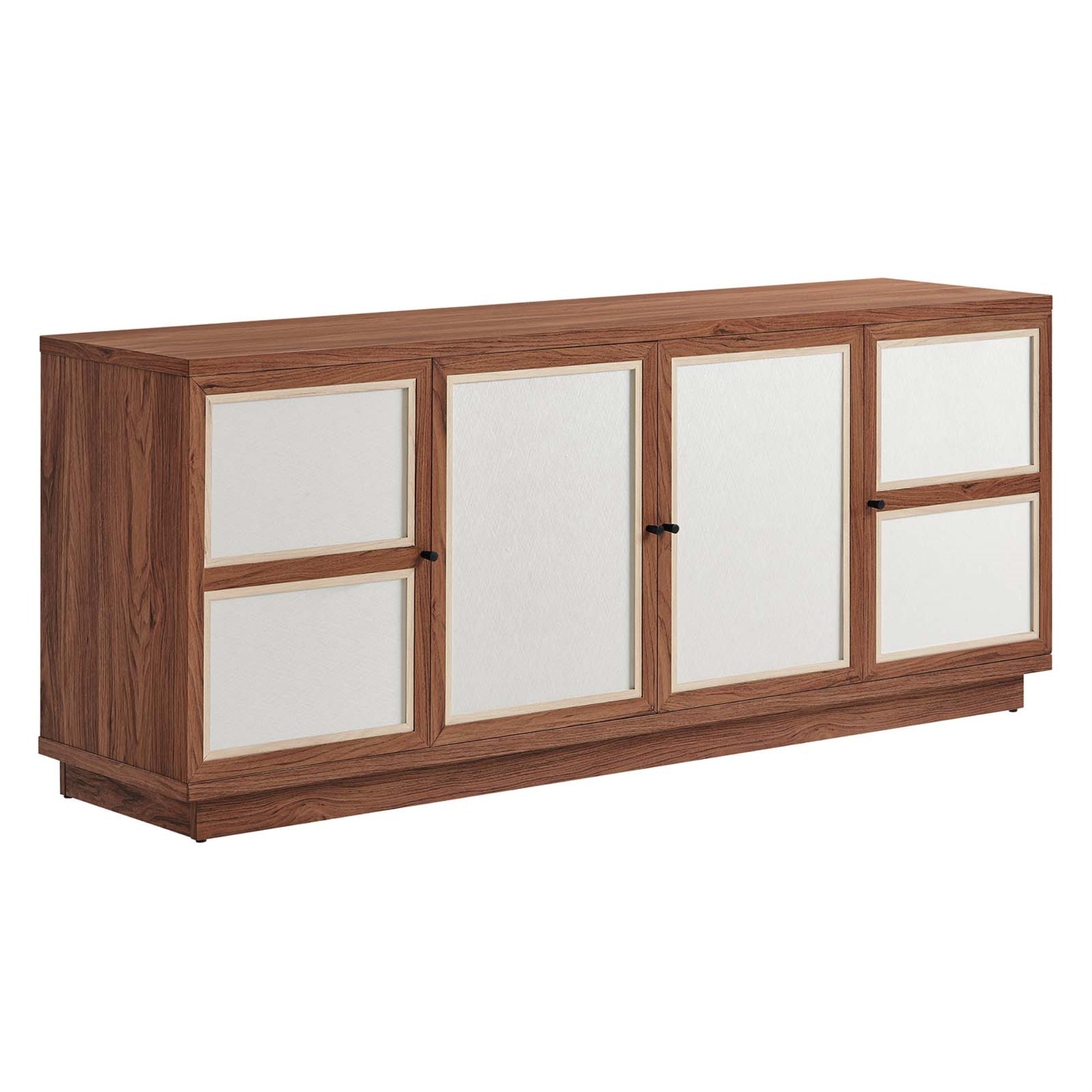 Capri 63 Wood Grain TV Console