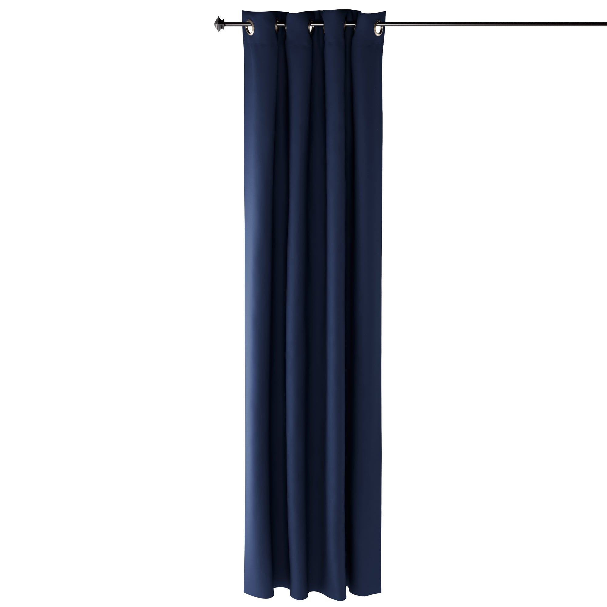 Furinno Collins Blackout Curtain 52x95 in. 1 Panel, Dark Blue