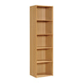 Hodedah 5-Shelf Bookcase in Beech