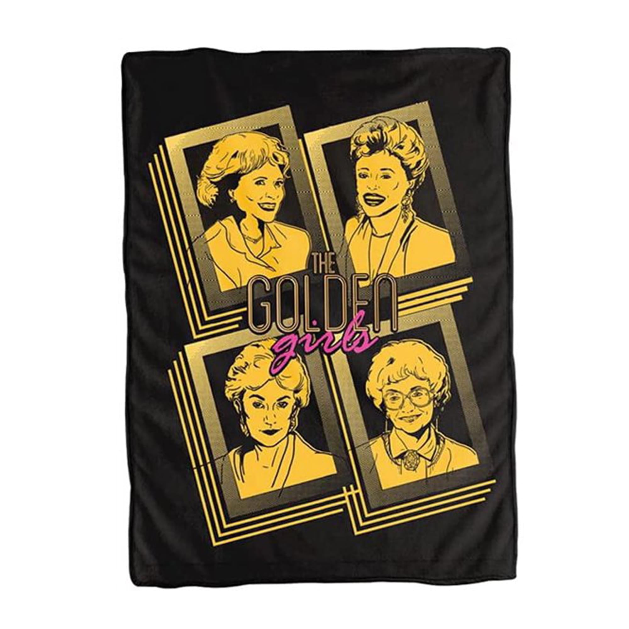 The golden girls 45 x 60 Inch Fleece Throw Blanket