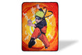 Naruto With Kanji Symbols Large Anime Fleece Throw Blanket  60 x 45 Inches