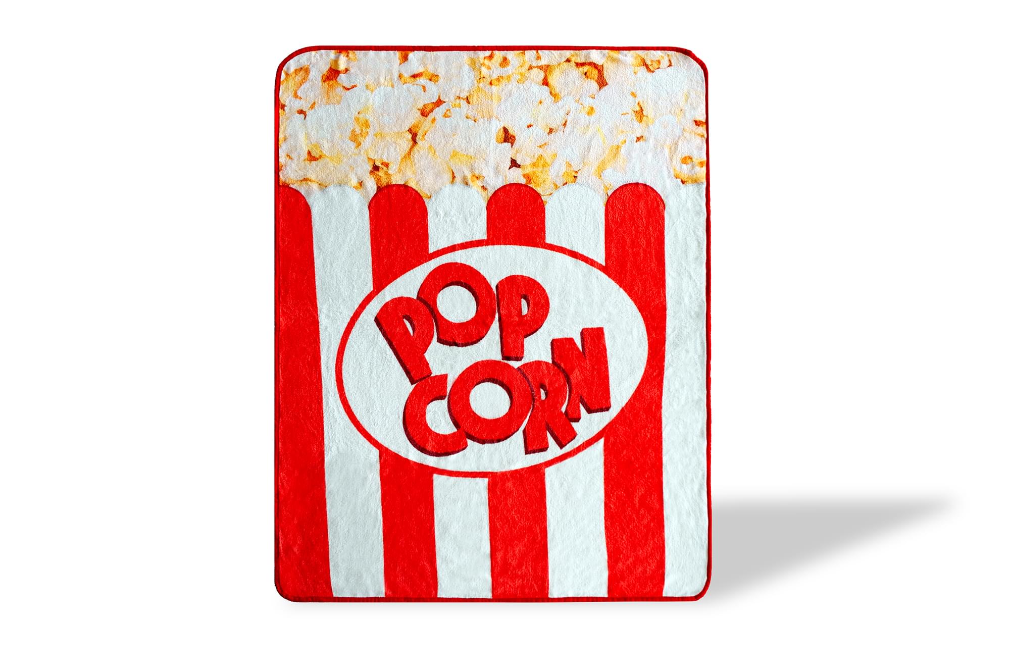 Movie Popcorn Fleece Throw Blanket  Popcorn Box Blanket  60 x 45 Inches