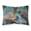 Carolines Treasures Golden Goliath Grouper Fabric Standard pillowcases, Multicolor