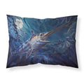 Carolines Treasures Prince of Darkness Swordfish Fabric Standard pillowcases, Multicolor