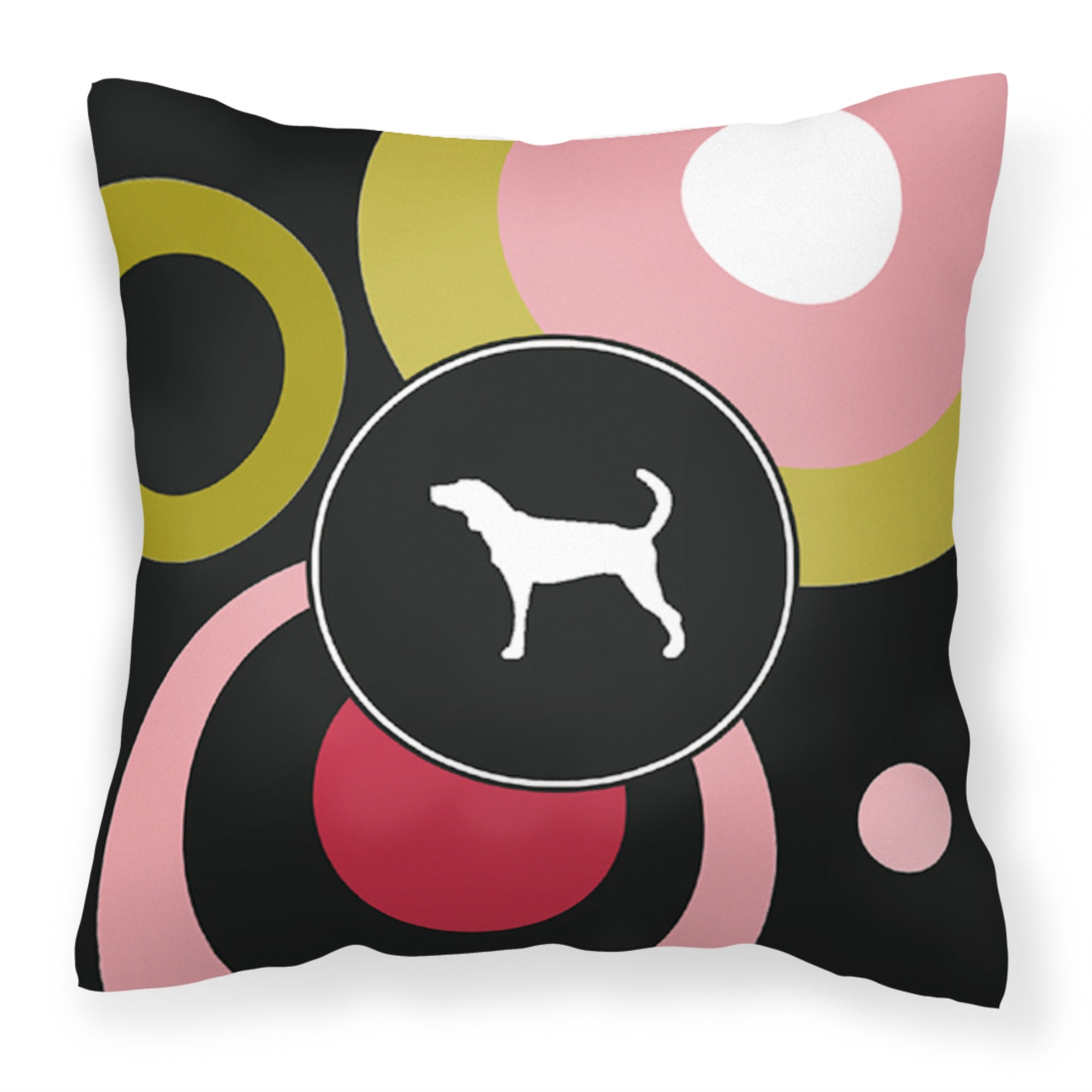 Carolines Treasures KJ1051PW1414 Plott Hound Decorative Canvas Fabric Pillow, Large, Multicolor