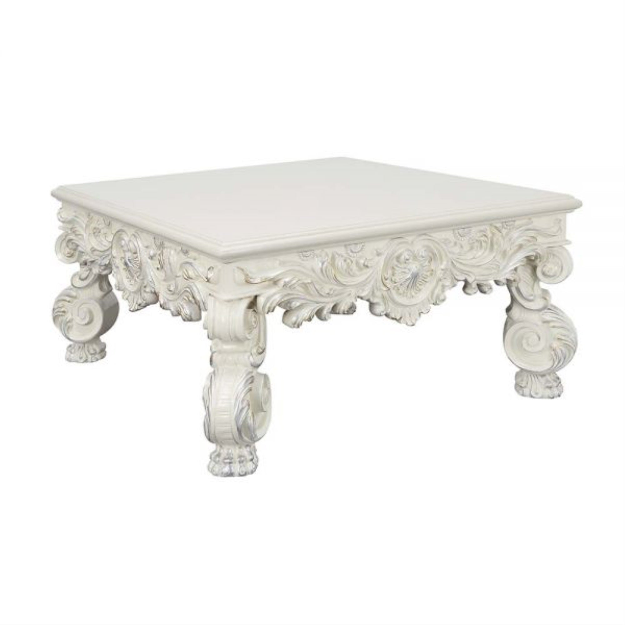 LV01217 Coffee Table, Antique White Finish - Adara ( 1Pc/1Ctn )