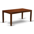 LYVA7-ESP-C 7 Pc Dining Table with a 12 Leaf and 6 Cushion Kitchen Chairs