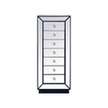 18 inch mirrored lingere chest in blue