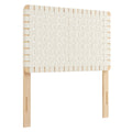 Sparta Weave Twin Vegan Leather Headboard