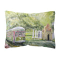 Carolines Treasures Streetcar Next Stop Audubon Park Canvas Fabric Decorative Pillow, Large, Multicolor