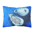 Carolines Treasures Oysters Seafood Four Canvas Fabric Decorative Pillow, 12Hx16W, Multicolor