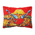 Carolines Treasures MW1115PW1216 Crab Fat & Sassy Canvas Fabric Decorative Pillow, Large, Multicolor