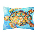 Carolines Treasures MW1150PW1216 Sand Dance Turtle Canvas Fabric Decorative Pillow, Large, Multicolor