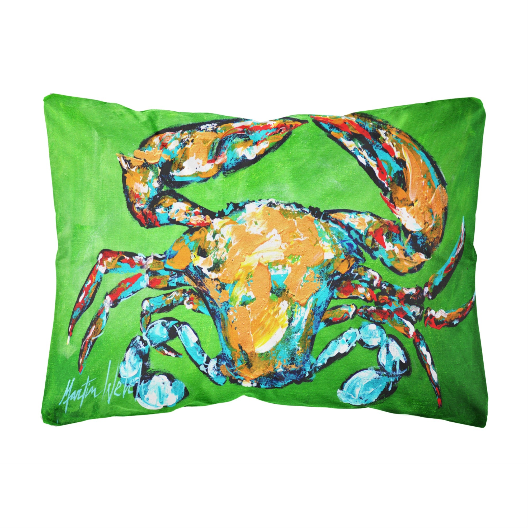 Carolines Treasures MW1154PW1216 Wide Load Crab Canvas Fabric Decorative Pillow, Large, Multicolor