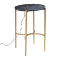 Clarvin Side Table w/ Wireless Charging Station