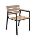 Standlake Slatted Outdoor Chairs  2pc Set