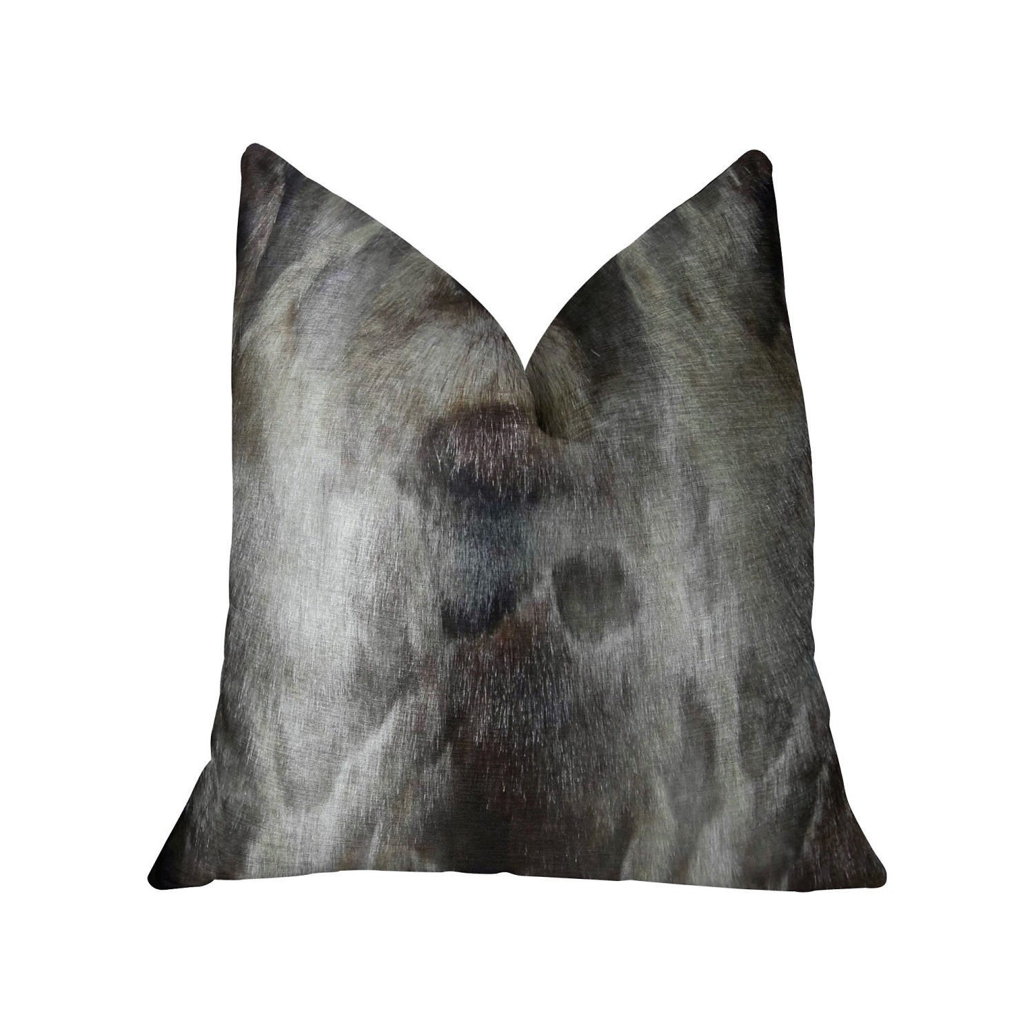 Plutus Brand Ash Handmade Throw Pillow, (16 x 16)