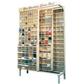 Free Standing Slider, 18D x 48W x 77H, 2000 lbs load capacity, made of though 14 gauge steel, includes: (36) QTB305 tip out whit
