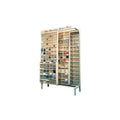 Free Standing Slider, 18D x 48W x 77H, 2000 lbs load capacity, made of though 14 gauge steel, includes: (8) QTB305, (36) QTB306 