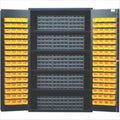 Heavy-Duty 48 Bin Cabinet, interlocking drawer storage, 48W x 24D x 78H, 400 lb. load capacity per shelf, 14 gauge all welded co