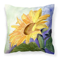 Carolines Treasures RDR2001PW1414 Flower Sunflower Decorative Canvas Fabric Pillow, Large, Multicolor